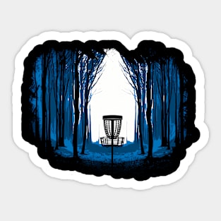 Disc Golf Into The s Sticker